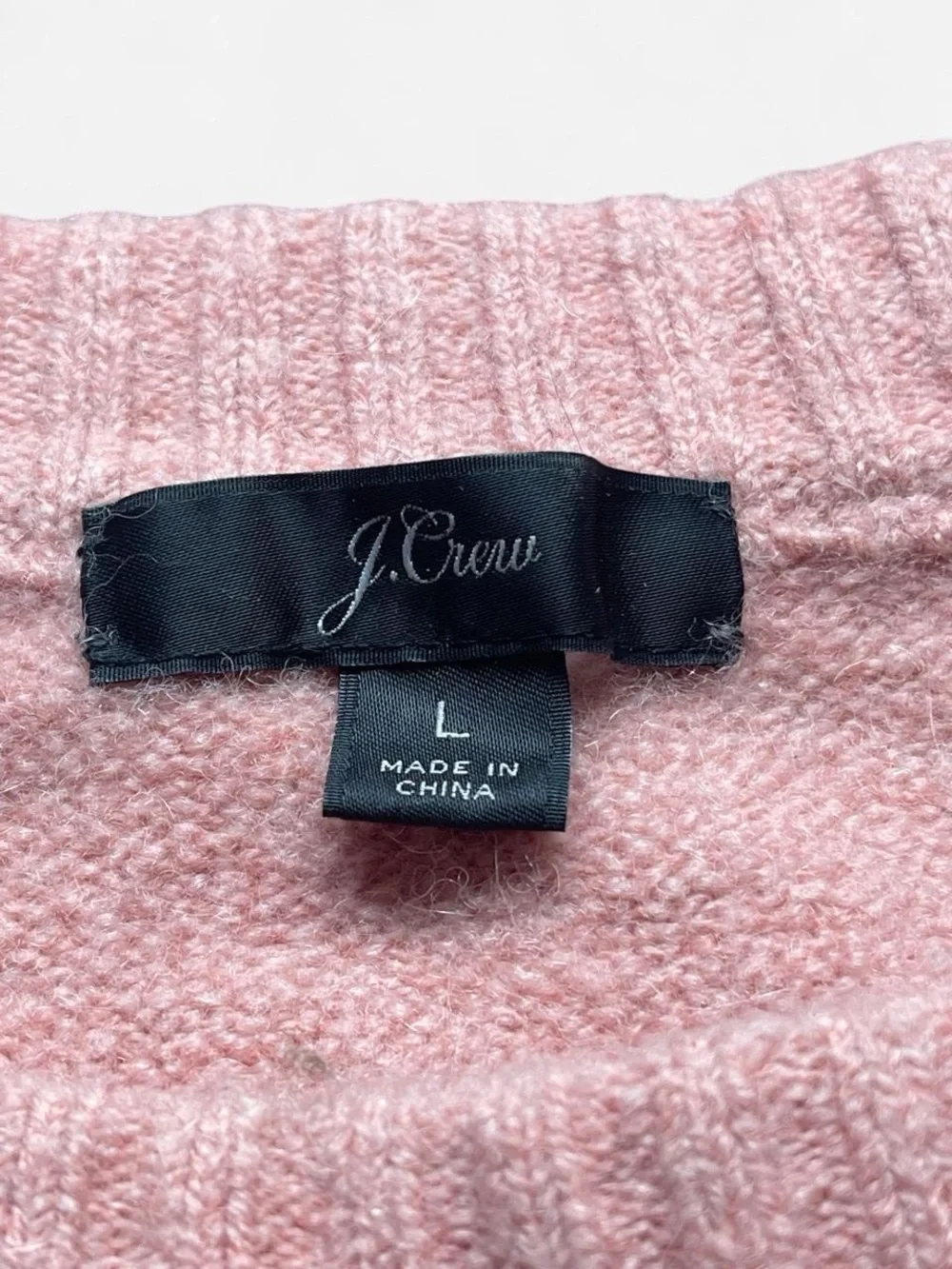J Crew Super-soft Merino Alpaca Blend Crewneck Sweater Relaxed Fit Sz L
